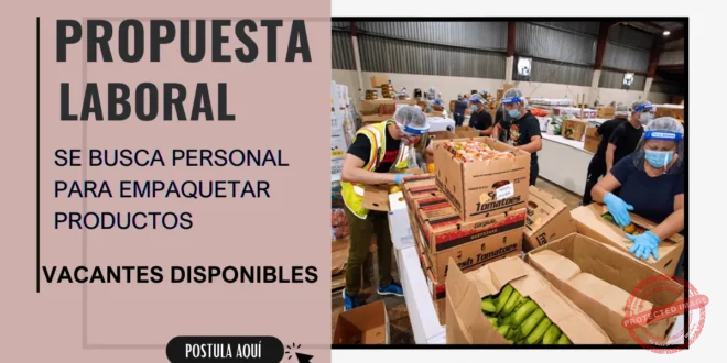 EMPACADOR DE PRODUCTOS